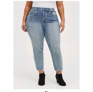 Torrid mom jeans worn once